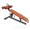 Equipo de gimnasio de fitness Banco de peso ajustable horizontal